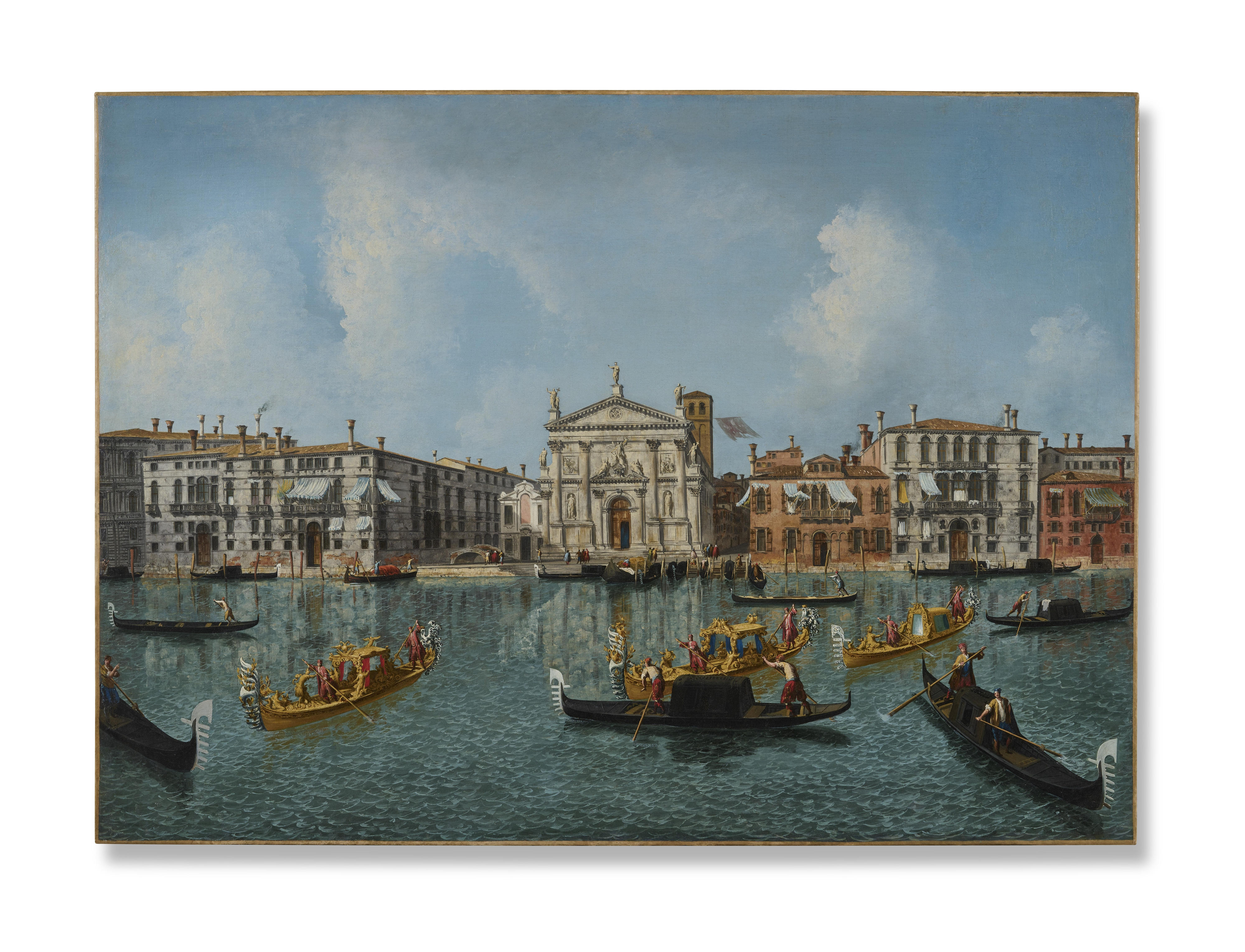 Venice: The Grand Canal with a View of the Church of San Stae